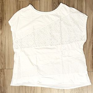 Lane Bryant Eyelet Tee Sz. 22/24